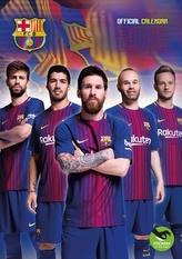 Barcelona FC - nástěnný kalendář 2018