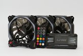 1stCOOL Fan KIT AURA EVO 3 ARGB, 3x HEXA1 ventilátor + ARGB řadič + dálkový ovladač