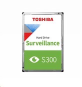 TOSHIBA HDD S300 Surveillance (CMR) 1TB, SATA III, 5400 rpm, 128MB cache, 3,5\", BULK