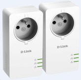 D-Link DHP-P601AV PowerLine AV2 1000 HD Gigabit Passthrough Kit (2-pack)