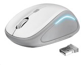 TRUST myš Yvi FX Wireless Mouse - white