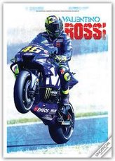 Valentino Rossi 2022 - A3 Format Posterkalender