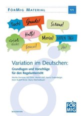 Variation im Deutschen: Grundlagen und Vorschläge für den Regelunterricht