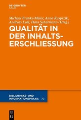 Qualität in der Inhaltserschließung
