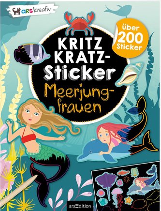 Kritzkratz-Sticker Meerjungfrauen Kritzkratz-Sticker Meerjungfrauen