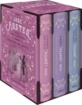 Jane Austen - Drei Romane im Schuber (illustriert) - Stolz und Vorurteil - Emma - Verstand und Gefühl (3 Bände im Schuber)
