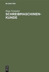Schreibmaschinenkunde