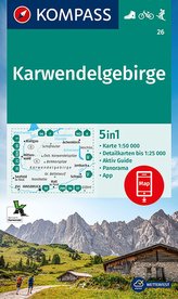KOMPASS Wanderkarte Karwendelgebirge 1:50 000