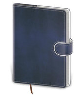 Zápisník Flip B6 tečkovaný - modro/bílá