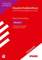 STARK Lösungen zu Original-Prüfungen und Training Hauptschulabschluss 2022 - Deutsch 9. Klasse - BaWü