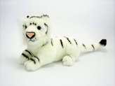 Plyš tygr bílý 25 cm