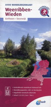 Weeribben-Wieden ( Giethoorn/ Steenwijk) 1:33 000
