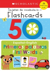 50 Spanish-English First Words: Scholastic Early Learners (Flashcards)