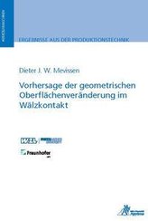 Vorhersage der geometrischen Oberflächenveränderung im Wälzkontakt