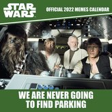 Oficiální kalendář 2022 Star Wars|Hvězdné války: Memes (30 cm x 30|60 cm)