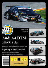 Audi A4 DTM 2009 R14 plus/papírový model