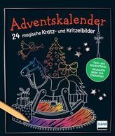 Adventskalender - 24 magische Kratz- und Kritzelbilder