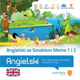 Angielski ze Smokiem Memo Część 1 i Część 2 Kurs słownictwa dla dzieci w wieku 4-6 lat