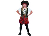 Šaty na karneval - pirátka, 110-120 cm