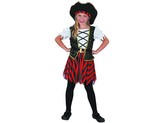 Šaty na karneval - pirátka, 120-130 cm