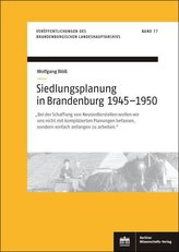 Siedlungsplanung in Brandenburg von 1945-1950