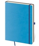 Zápisník Flexies L linkovaný modrý