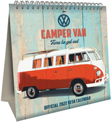 Oficiální stolní kalendář 2022 Volkswagen: VW transportér camper Vans (16 x 17,5 cm)