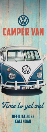 Kalendář slim 2022 VW Volkswagen Camper (15 x 42 cm)