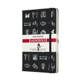 Moleskine: Monopoly zápisník linkovaný Icons L 
