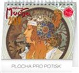 Stolní kalendář Alfons Mucha 2019