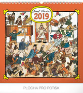 Nástěnný kalendář Josef Lada – Hostinec 2019