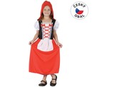 Kostým na karneval Červená karkulka, 110-120cm