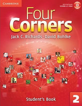 Four Corners 2: Student´s Book with CD-ROM + Online Workbook