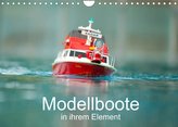 Modellboote in ihrem Element (Wandkalender 2022 DIN A4 quer)