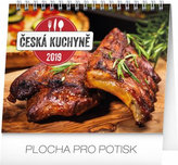 Kalendář stolní 2019  - Česká kuchyně, 16,5 x 13 cm