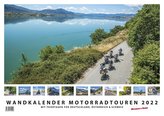 Foto-Wandkalender Motorradtouren 2022 DIN A2 quer mit Feiertagen für Deutschland, Östereich und die Schweiz - Mit Platz für Noti