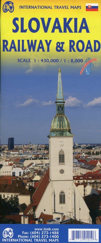 Bratislava & Slovakia Rail 1:430 000 Bratislava & Slovakia Rail 1:430 000