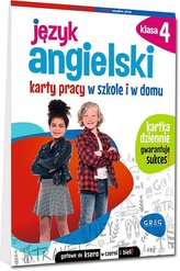 Język angielski. Karty pracy w szkole i w domu - klasa 4