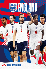 Oficiální kalendář 2022 reprezentace Anglie (A3 29,7 x 42 cm)