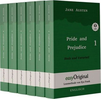 Pride and Prejudice / Stolz und Vorurteil - 6 Teile Hardcover (mit kostenlosem Audio-Download-Link)