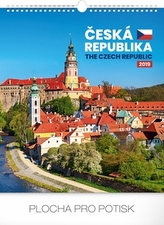 Nástěnný kalendář Česká republika 2019,
