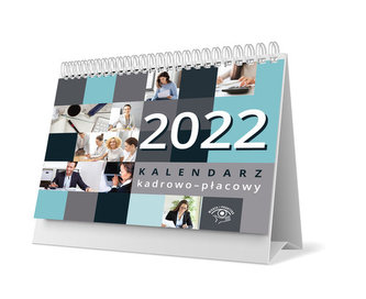 Kalendarz stojący na biurko kadrowy płacowy 2022