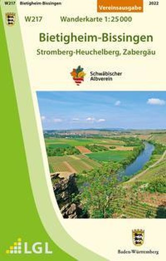 Bietigheim-Bissingen - Stromberg-Heuchelberg, Zabergäu Wanderkarte 1:25.000 Bietigheim-Bissingen - Stromberg-Heuchelberg, Zabergäu Wanderkarte 1:25.000