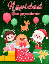 Libro para colorear de Navidad para niños pequeños y niños.