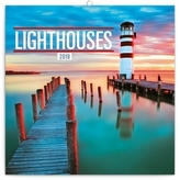 Poznámkový kalendář Majáky 2019, 30 x 30