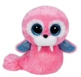 Plyš očka střední Tuleň růžový