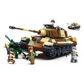 Sluban Bitva o Budapešť M38-B0980 Německý těžký tank Tiger II 2&nbsp;v&nbsp;1