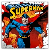 Poznámkový kalendář Superman 2019, 30 x