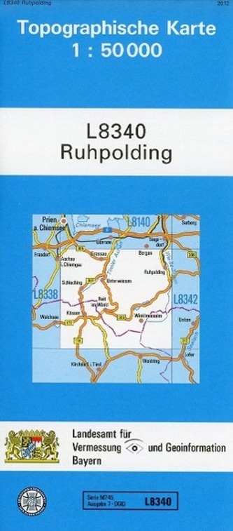 Ruhpolding 1 : 50 000. Normalausgabe Ruhpolding 1 : 50 000. Normalausgabe