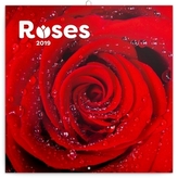 Poznámkový kalendář Růže 2019, voňavý, 3